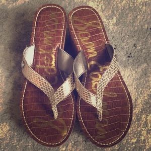 EUC San Edelman cork wedge sandals 8